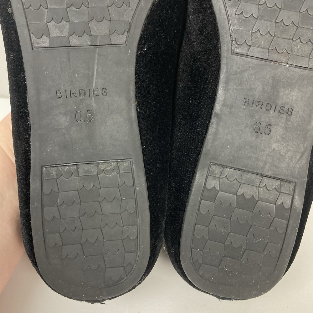 Birdies The Starling Black Velvet Loafers Flats Comfortable Shoes Casual sz 6.5 - Picture 8 of 8